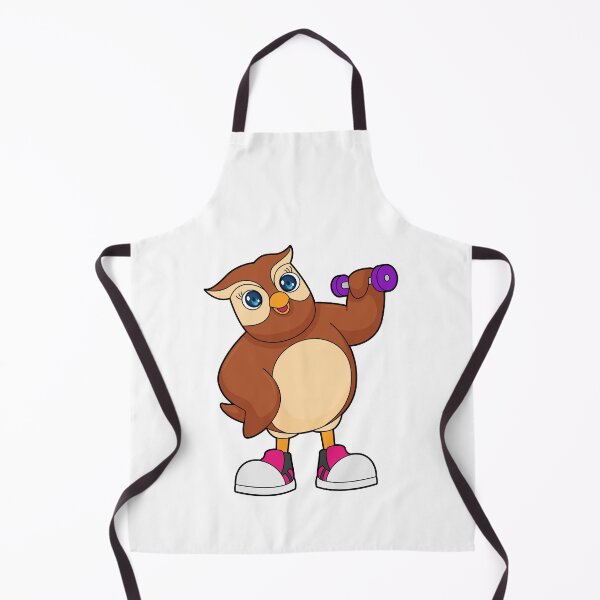 Item preview, Owl Bodybuilder Dumbbell Bodybuilding designed and sold by Snabdesign84.