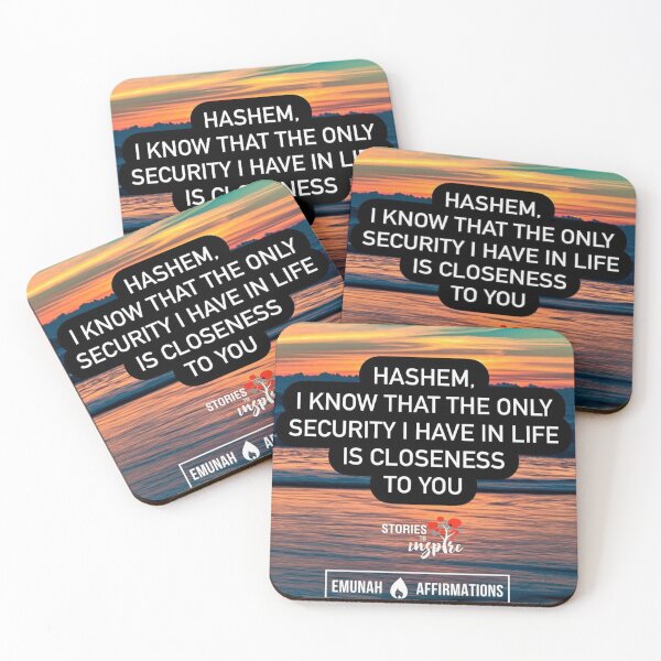 Item preview, Hashem I know that the only security I have in life is closeness to you designed and sold by Stories To Inspire - Motivational Jewish Quotes.