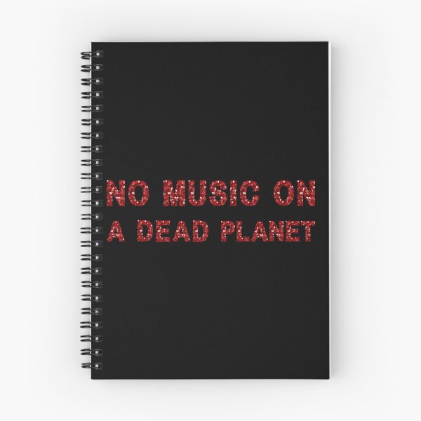 Item preview, No Music on a Dead Planet designed and sold by Pixelish.