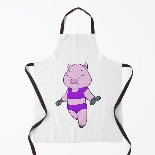 Item preview, Pig Bodybuilder Dumbbells Bodybuilding designed and sold by Snabdesign84.