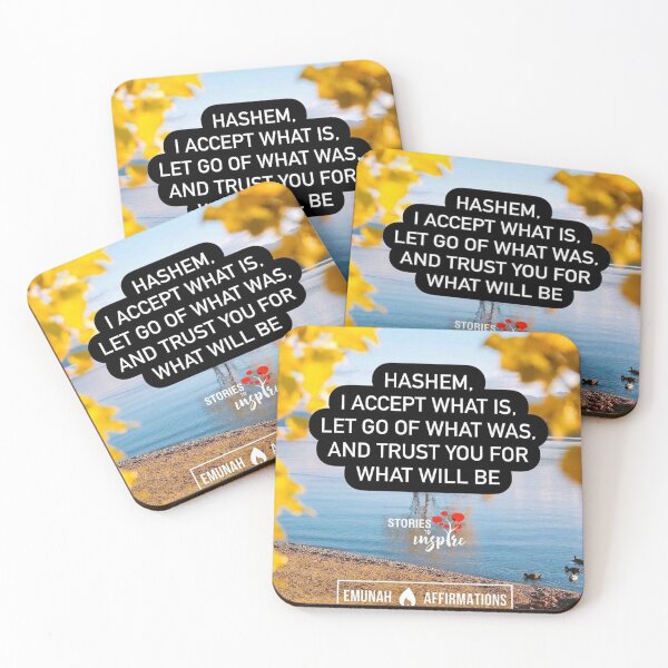 Item preview, Hashem I accept what is let go of what was and trust you for what will be designed and sold by Stories To Inspire - Motivational Jewish Quotes.
