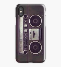 80s Retro Boombox iPhone Case