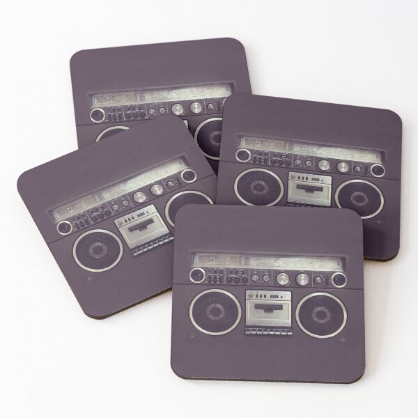 Item preview, 80s Retro Boombox Cassette Player designed and sold by BluePlanet.