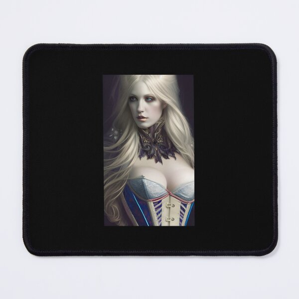Item preview, Gorgeous Blonde Vampire Alluring Seductress Mesmerizing Artwork  Classic T-Shirt designed and sold by JimHardman.