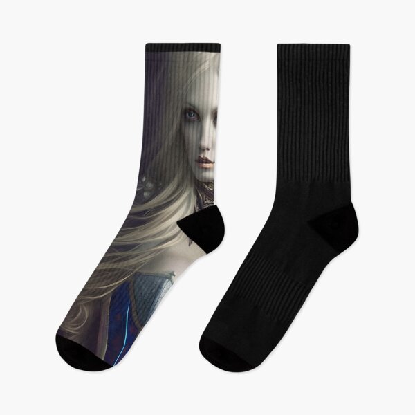 Item preview, Gorgeous Blonde Vampire Alluring Seductress Mesmerizing Artwork  Classic T-Shirt designed and sold by JimHardman.