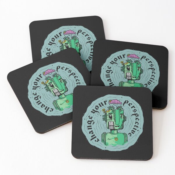 Item preview, Change Your Perspective Green Flower Bot designed and sold by SleepingInCo.