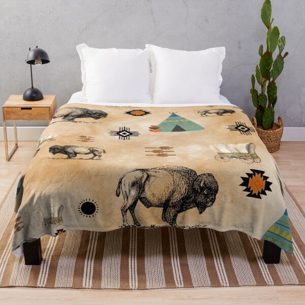 Item preview, Bison Western Pattern designed and sold by handsoftime2020.