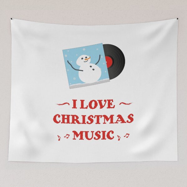 Item preview, Cute Snowman Vinyl | Vintage Xmas | I Love Christmas Music designed and sold by Fluffy-Vectors.