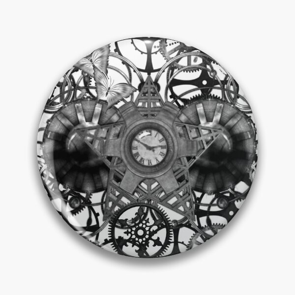 Item preview, Clockworks and Butterflies, fantasy in black designed and sold by LoneAngel.