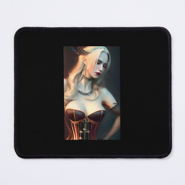Item preview, Sexy Blonde Vampire Alluring Seductress Mesmerizing Artwork 1 Classic T-Shirt designed and sold by JimHardman.
