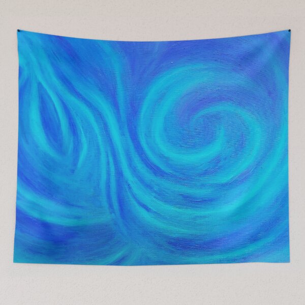 Item preview, Fire I Blue designed and sold by CafiArtStudio.