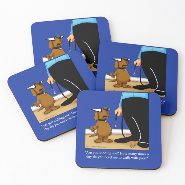 Item preview, Funny Spectickles Dog Walking Cartoon Humor designed and sold by abbottoons.
