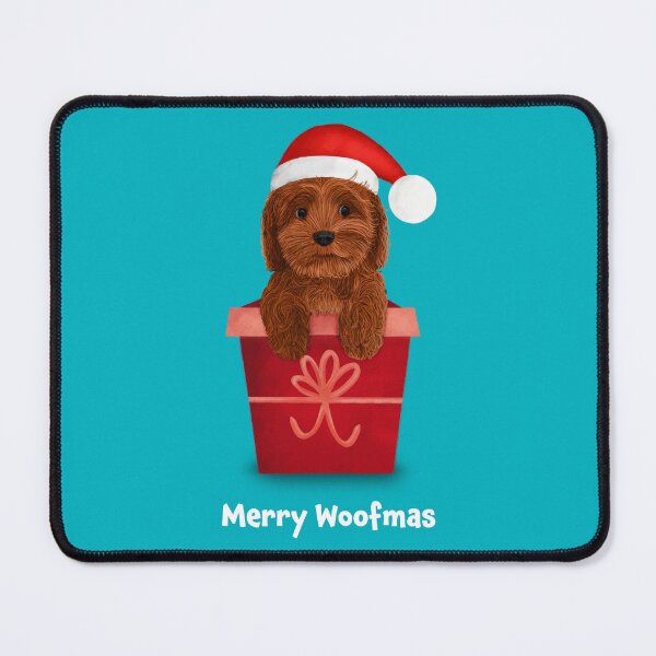 Artikelvorschau, Weihnachten Red Cockapoo Cavapoo Cavoodle Doodle entworfen und verkauft von laurendemoet.