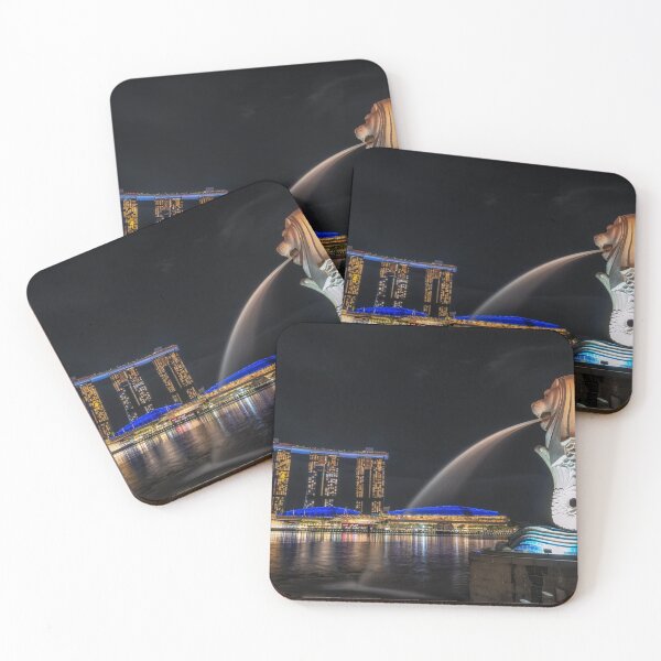 Item preview, Merlion and marina bay sands designed and sold by aaronchoi.