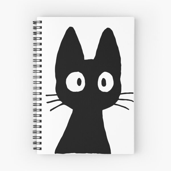 Item preview, black cat doodle designed and sold by ventumpluviam.