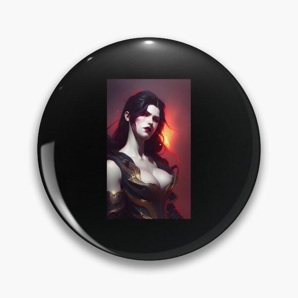 Item preview, Vampire Lady Warrior Art Beautiful Exquisite  Classic T-Shirt designed and sold by TraccSmith.