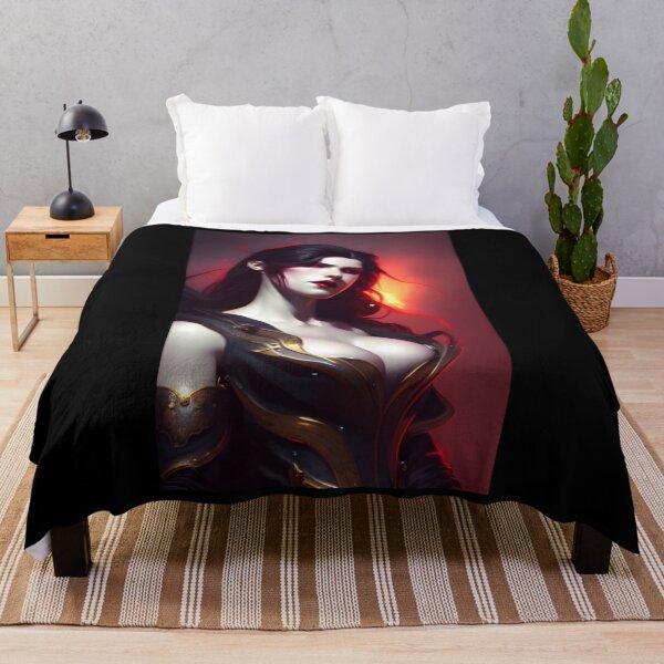 Item preview, Vampire Lady Warrior Art Beautiful Exquisite  Classic T-Shirt designed and sold by TraccSmith.