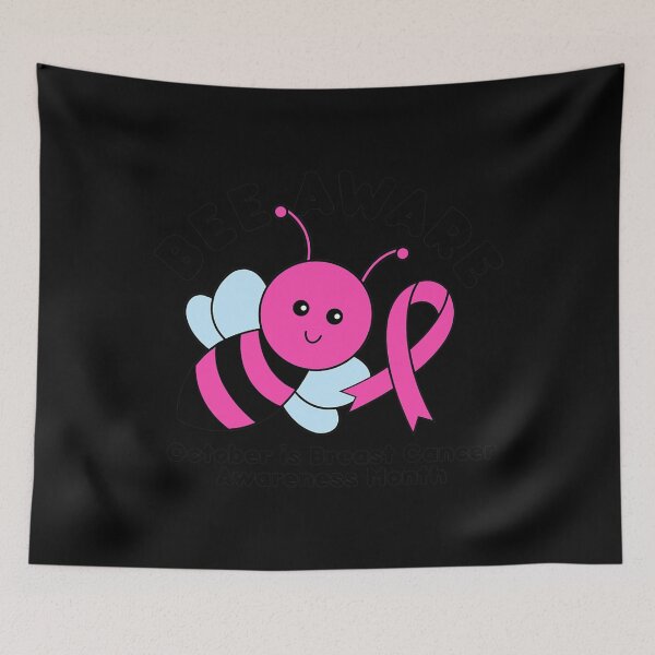 Item preview, Bee Aware Ribbon October Cute Breast Cancer Awareness Gift designed and sold by nonstopnightlif.