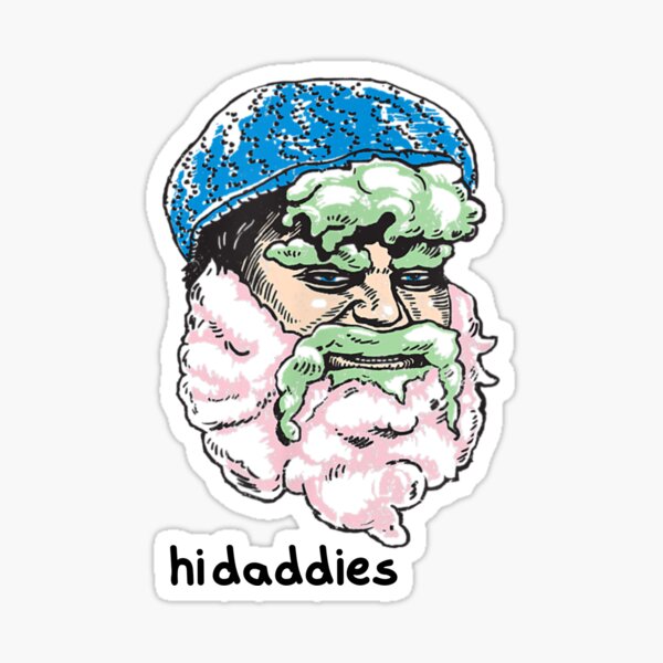 "Cotton Candy Randy Hi Daddies" Sticker for Sale by ArtLimitless Redbubble