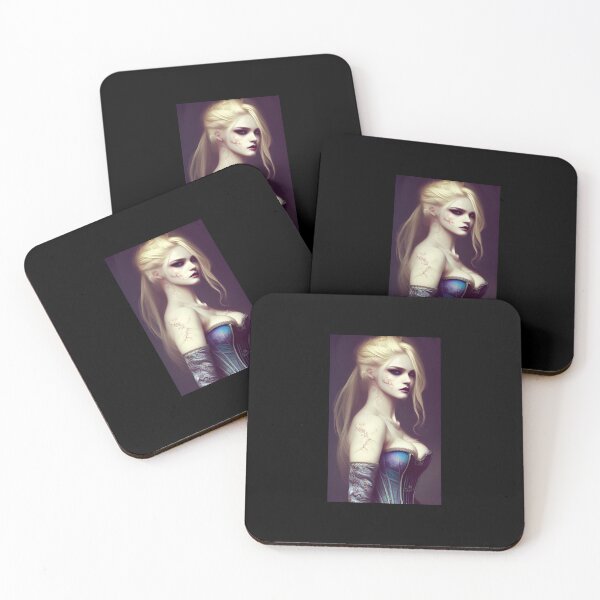 Item preview, Beautiful Blonde Vampire Alluring Seductress Mesmerizing Artwork  Classic T-Shirt designed and sold by JimHardman.