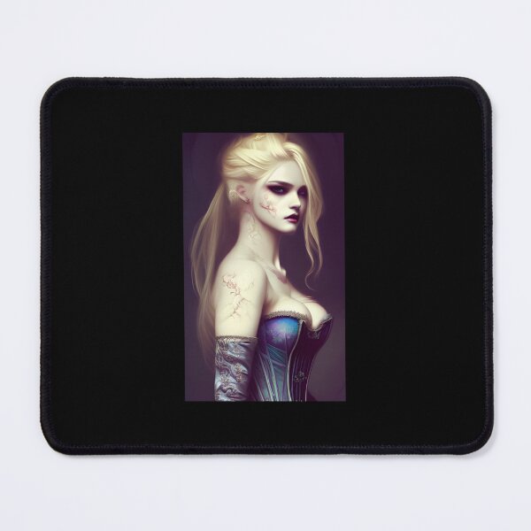 Item preview, Beautiful Blonde Vampire Alluring Seductress Mesmerizing Artwork  Classic T-Shirt designed and sold by JimHardman.