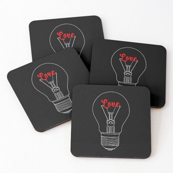 Item preview, Light bulb love - white designed and sold by Cosmateus.