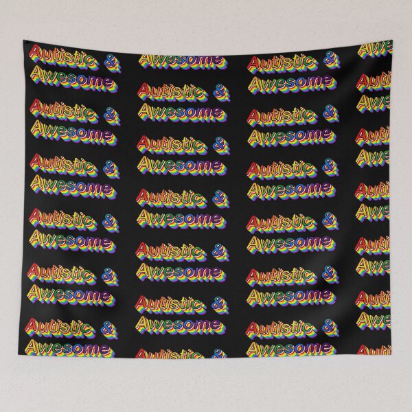 Item preview, Autistic and Awesome  designed and sold by AuDHDesigns AUS .