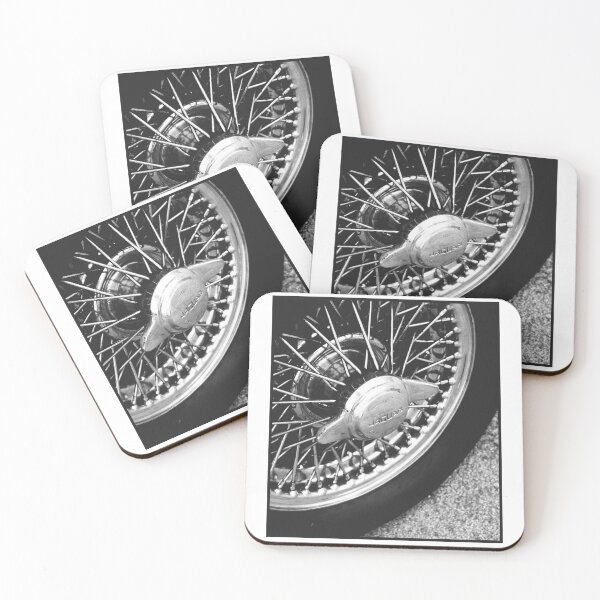 Item preview, Black and White E-Type Chrome Nut Hub Print designed and sold by AdamT1991.
