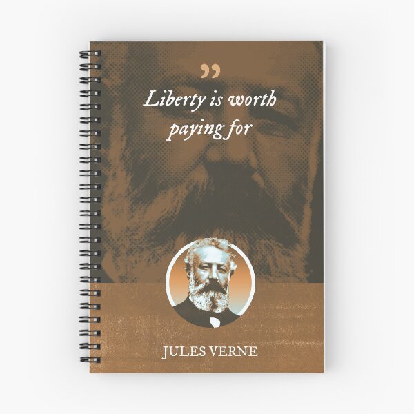Item preview, Jules Verne - Liberty is worth paying for designed and sold by Syahrasi.
