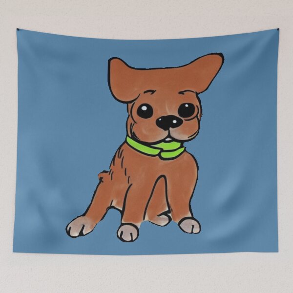 Item preview, Little brown cartoon doggy designed and sold by ODINDISA.