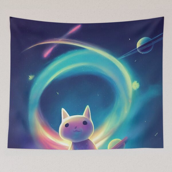 Item preview, Weird Space Cat designed and sold by ComicsFactory.