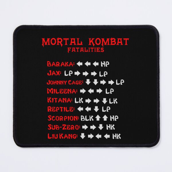Item preview, Classic Video Game Fatalities List designed and sold by Salukeart.