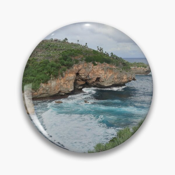 Item preview, Wavy rock lagoon beach Midodaren on Java, Indonesia. designed and sold by kall3bu.
