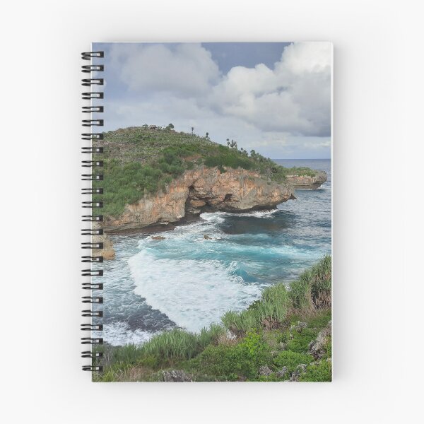 Item preview, Wavy rock lagoon beach Midodaren on Java, Indonesia. designed and sold by kall3bu.