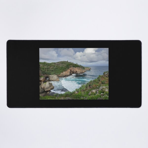 Item preview, Wavy rock lagoon beach Midodaren on Java, Indonesia. designed and sold by kall3bu.