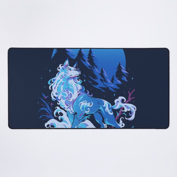 Item preview, Spiritual Aqua Wolf designed and sold by Ilustrata®.
