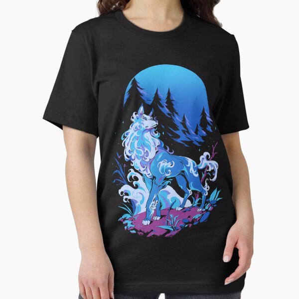 Item preview, Spiritual Aqua Wolf designed and sold by Ilustrata®.