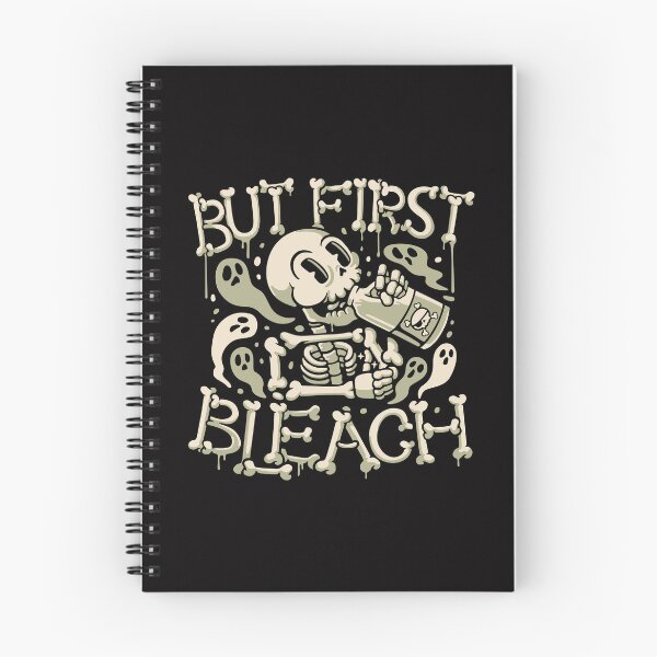 Item preview, But First Bleach Skeleton Drinking Monday by Tobe Fonseca designed and sold by Tobe Fonseca®.