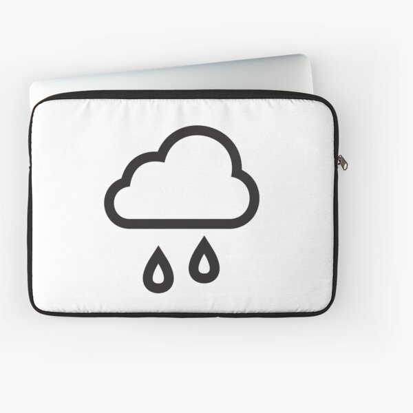 Raining Laptop Sleeves Redbubble - gold raining cloud roblox