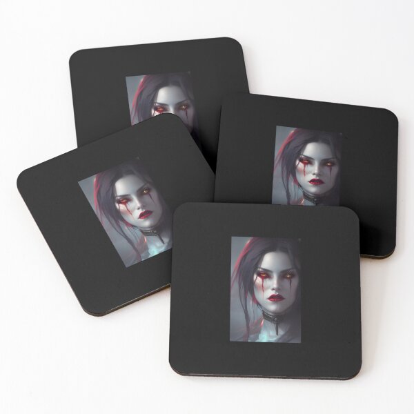 Item preview, Vampire Lady Seductress Crying Blood Art Alluring  Classic T-Shirt designed and sold by TraccSmith.