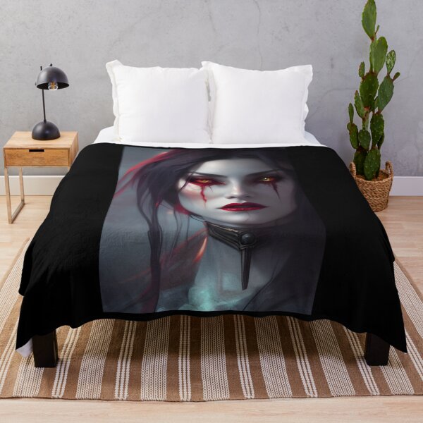 Item preview, Vampire Lady Seductress Crying Blood Art Alluring  Classic T-Shirt designed and sold by TraccSmith.