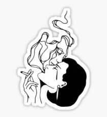 Smoke Kiss Sticker