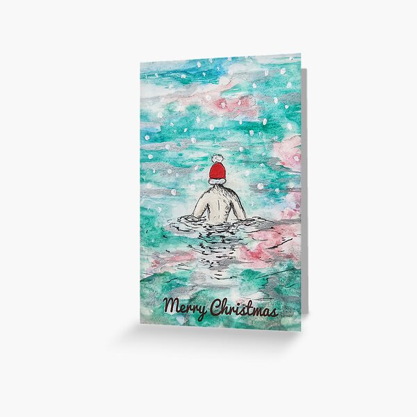 Swimming Card Birthday Card Paper Cut Card Personalised Handmade Greeting  Card for a Swimmer Water Sports Wild Swimming Diving 