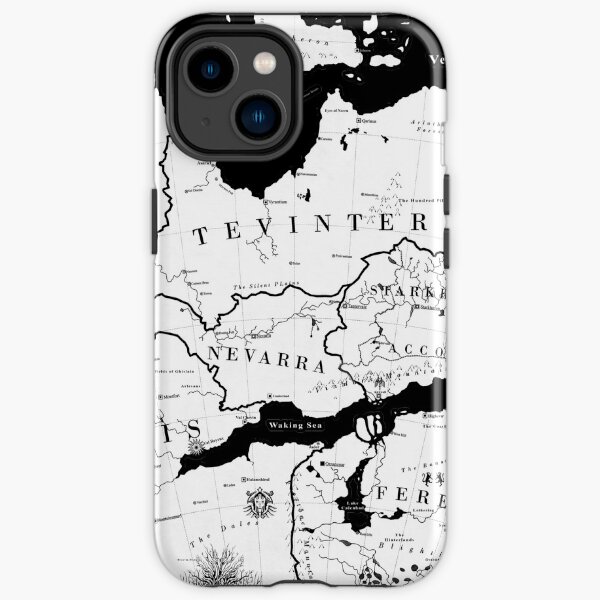 Thedas Map iPhone Tough Case