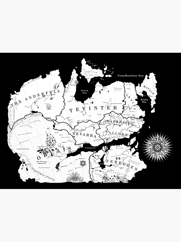 Thedas Map by Noelle304