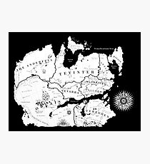 Thedas Map Photographic Print