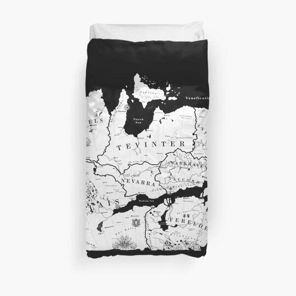 Thedas Map Duvet Cover