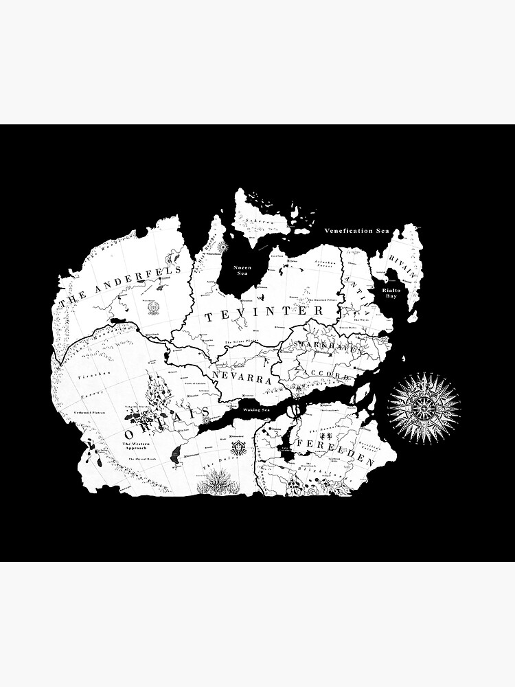 Thedas Map by Noelle304