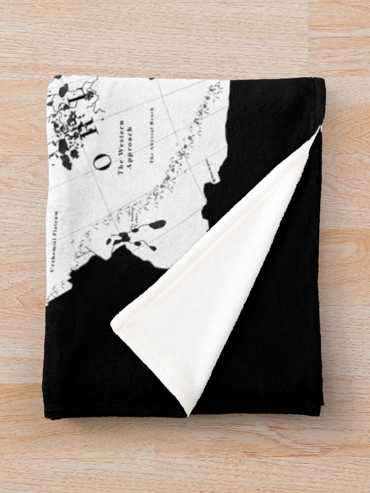 Alternate view of Thedas Map Throw Blanket