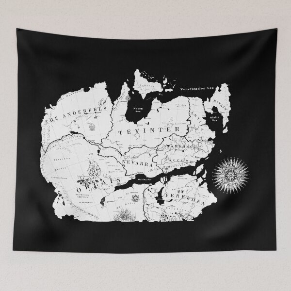 Item preview, Thedas Map designed and sold by Noelle304.
